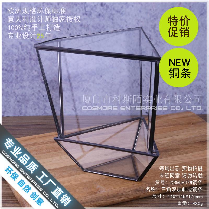 Chậu Đa Giác Nhà kính Terrarium rêu cảnh, chậu cây mini (DG-180)