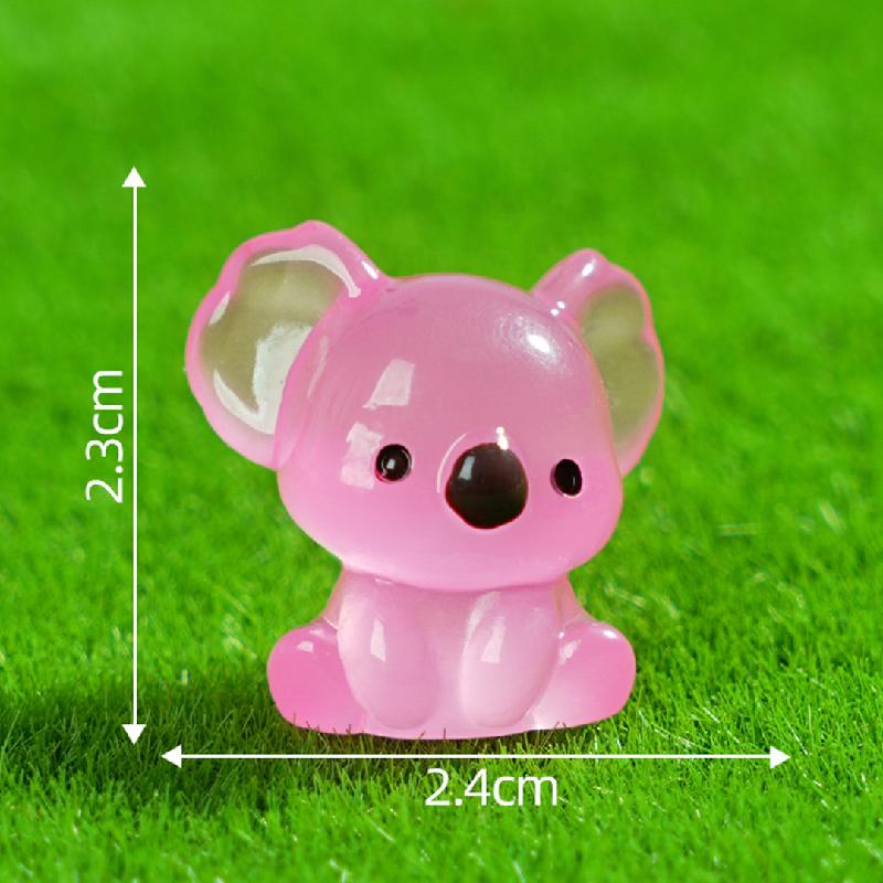 Tiểu cảnh koala phát sáng DIY, phụ kiện tiểu cảnh mini bàn treo đáng yêu, cute (ZC-1042)