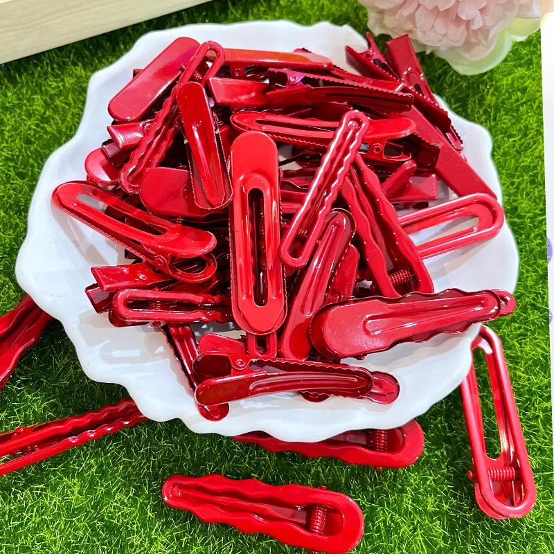 Phụ Kiện Nhỏ Xinh Kẹp tóc BB kim loại, phụ kiện DIY, kẹp mỏ vịt, kem giả (NX-614)