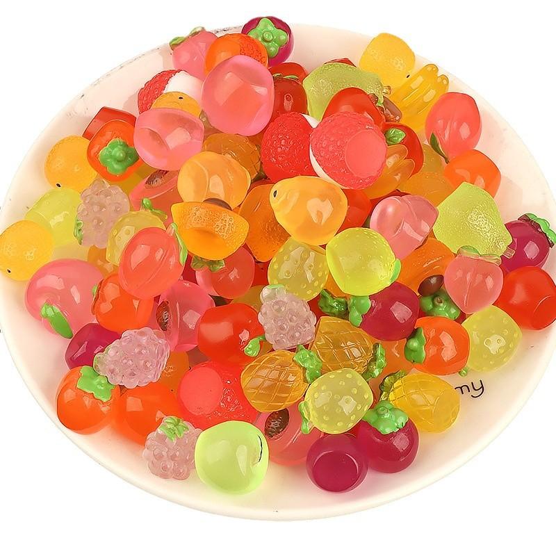 Charm trái cây phát sáng DIY trang trí điện thoại (FF-447)