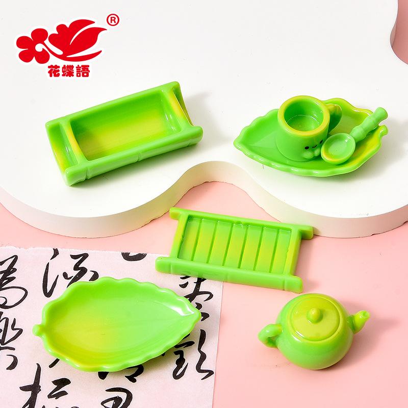 Phụ Kiện Nhỏ Xinh Bộ trà tre mini (NX-259)