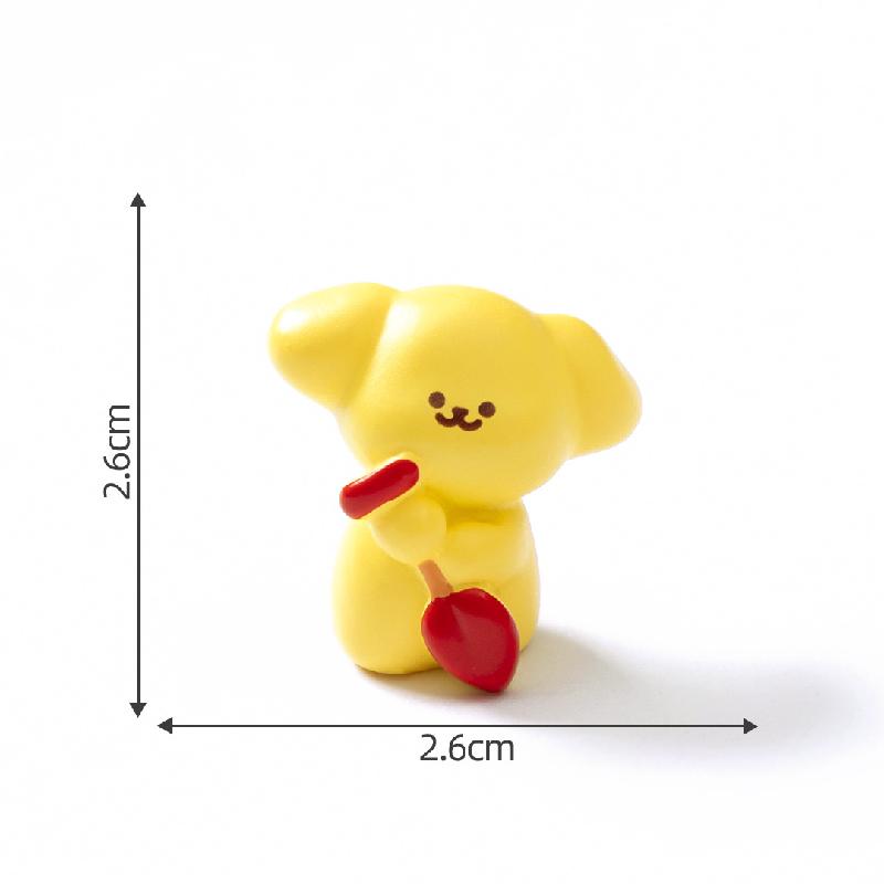 Tiểu cảnh dạo chơi mùa xuân, chó con DIY, phụ kiện treo bàn tiểu cảnh mini (ZC-746)