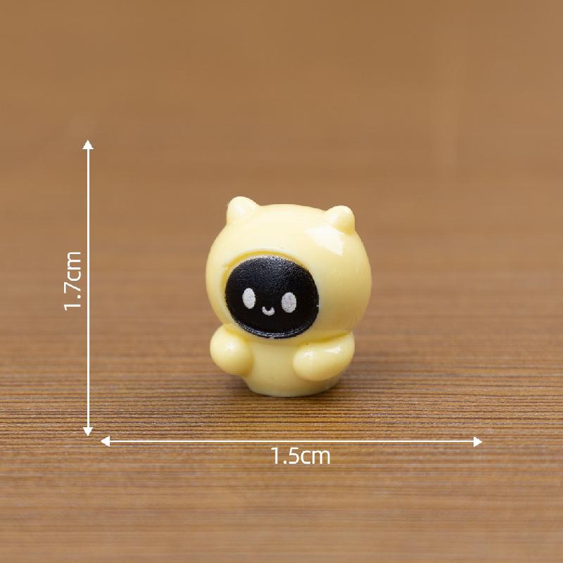 Tiểu cảnh robot mini DIY, phụ kiện tiểu cảnh mini resin treo bàn micro đáng yêu cute (ZC-1398)