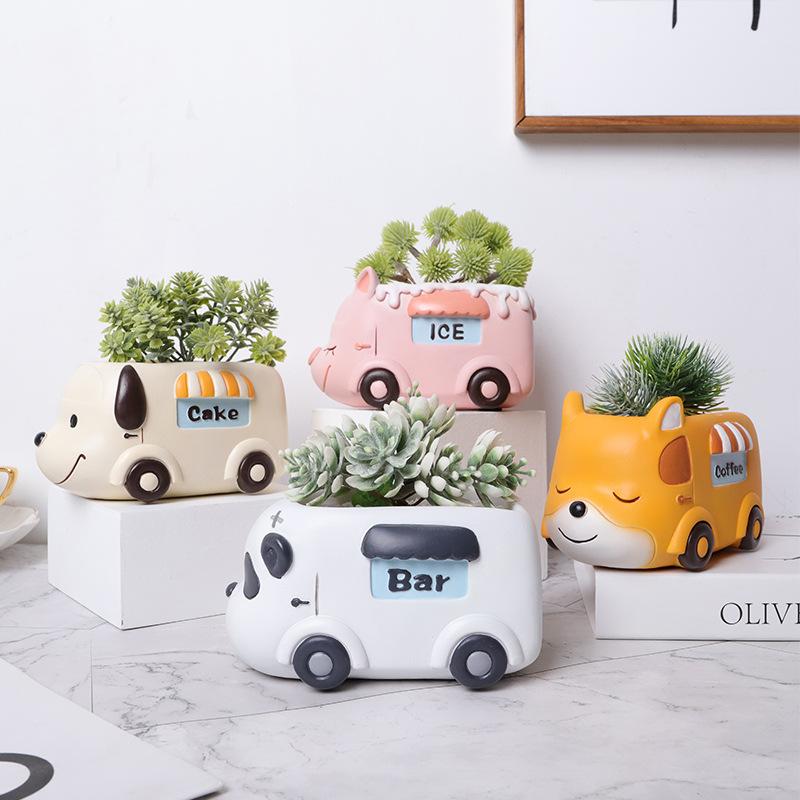 Chậu Cây Resin Chậu cây mọng nước hình nấm resin, chậu mini trang trí bàn, cửa sổ và tiểu cảnh (RG-164)