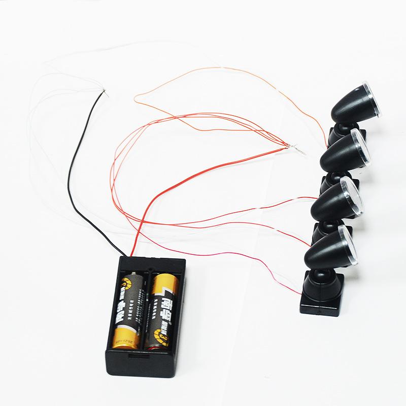 Phụ Kiện Mô Hình Đèn Pha Mini Mô Hình Sân Khấu 3V (MH-171)