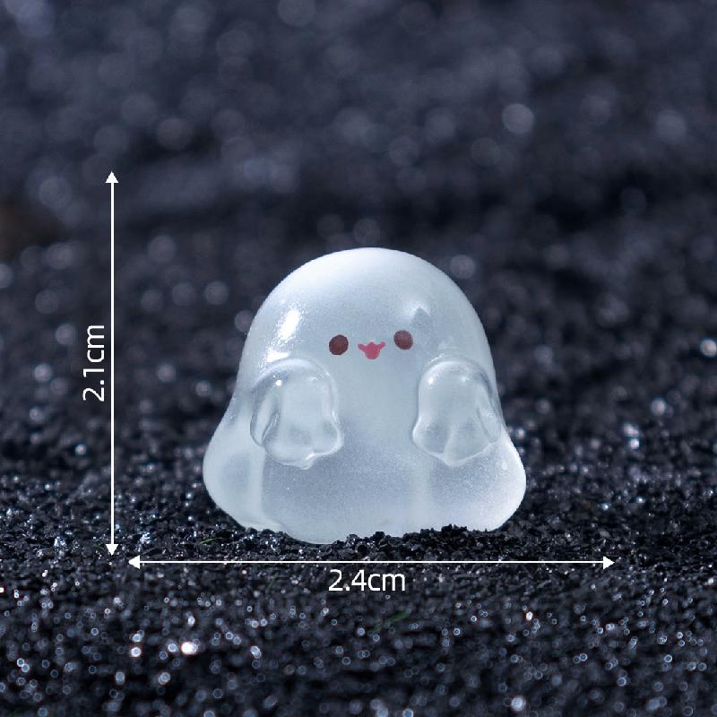 Tiểu cảnh Halloween, ma nhỏ phát sáng, túi bất ngờ DIY, phụ kiện bàn tiểu cảnh mini (ZC-737)