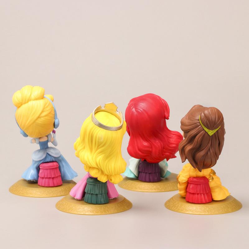 4 Mẫu, công chúa cổ tích bộ đồ chơi, hoạt hình, cô gái cá, Alice và công chúa Tuyết. ZZ-753