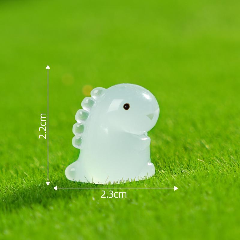 Tiểu cảnh khủng long phát sáng DIY, phụ kiện tiểu cảnh mini resin bàn garden cute (ZC-1144)