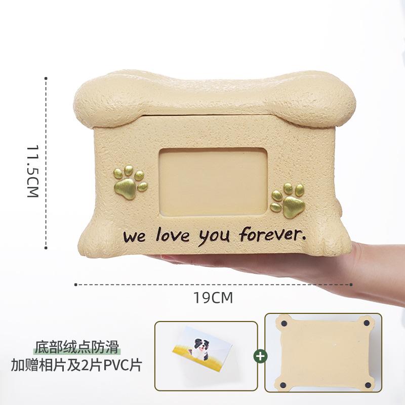 Chậu Cây Resin Hộp đựng tro cốt thú cưng resin, hộp tưởng niệm chó mèo, hộp tro cốt thiên thần (RG-6)
