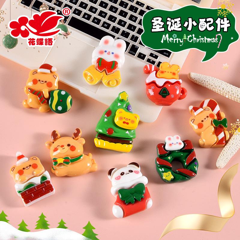Phụ kiện Noel resin, DIY, kem giả (NX-627)