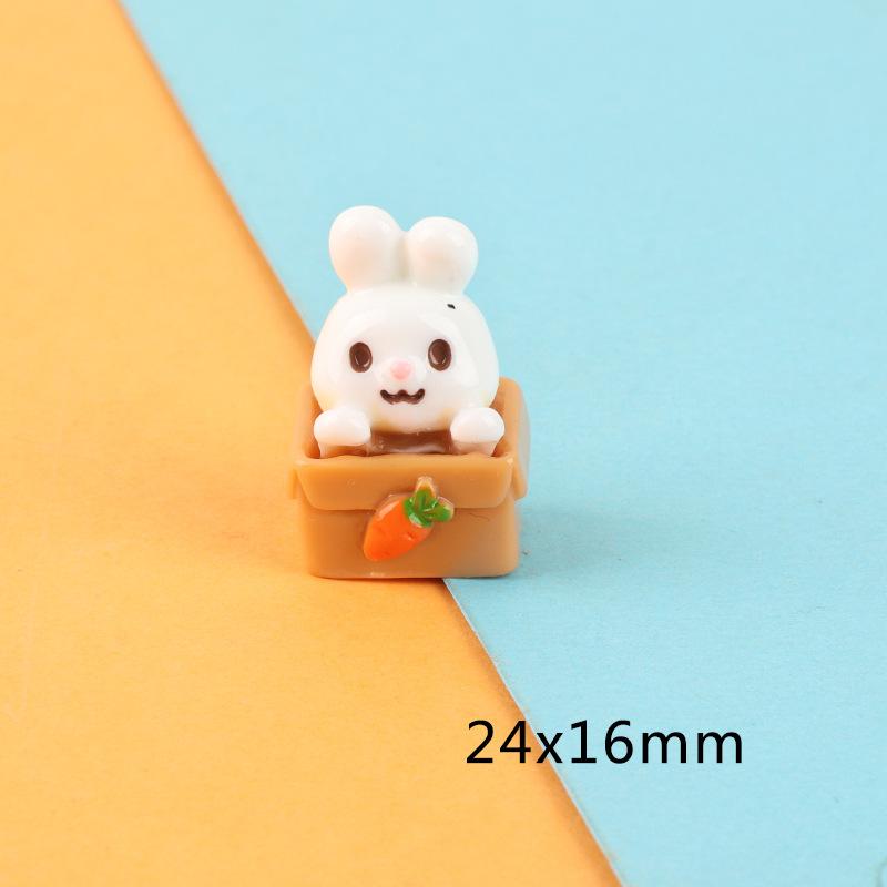 Charm thỏ mini DIY trang trí điện thoại (FF-414)