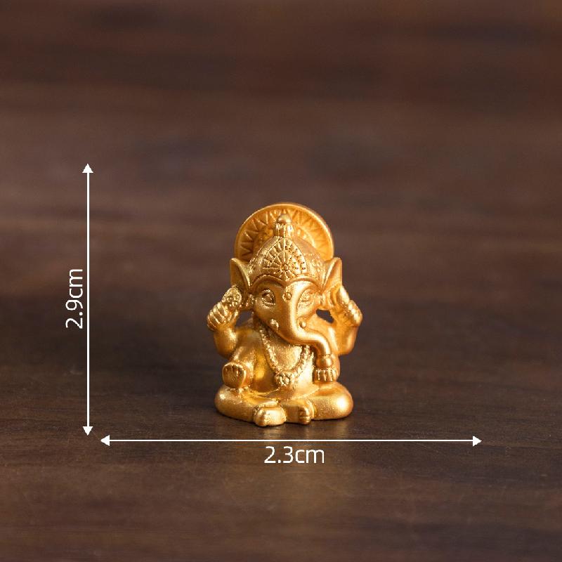 Tượng Thần Và Voi Trắng Đông Nam Á Mini (PK-475)
