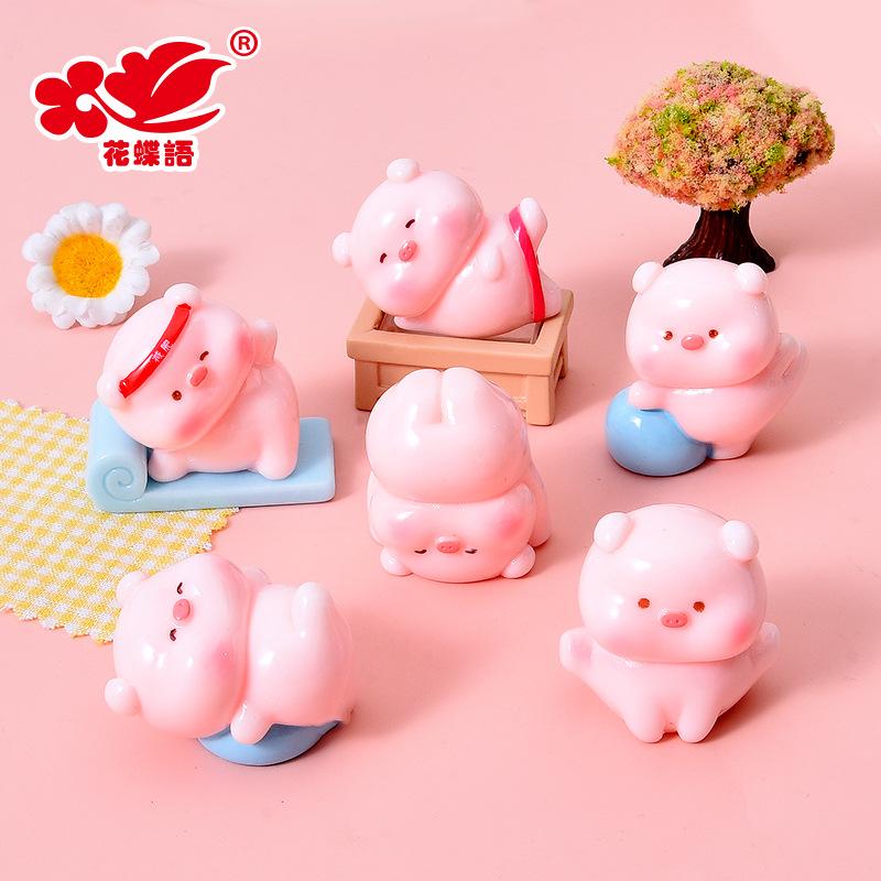 Phụ Kiện Nhỏ Xinh Heo tập yoga mini (NX-459)