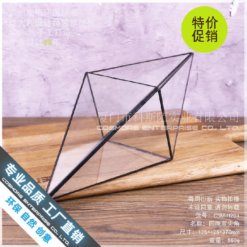 Chậu Đa Giác Bình sinh thái rêu cảnh DIY, chậu cây mini (DG-164)