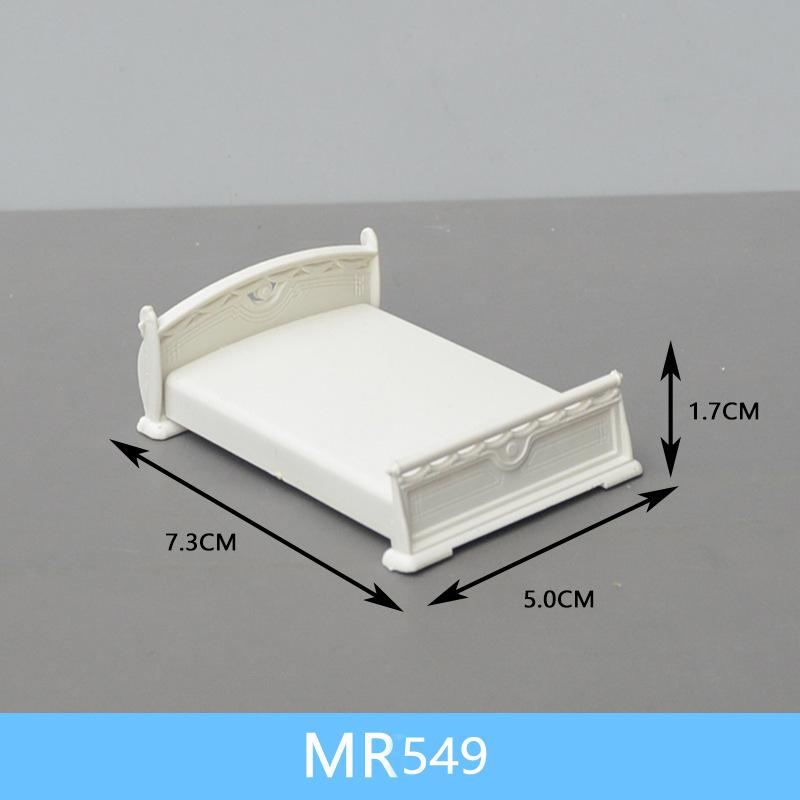 Giường Sofa Mini Mô Hình Nội Thất Tỷ Lệ 1:30 (MH-199)