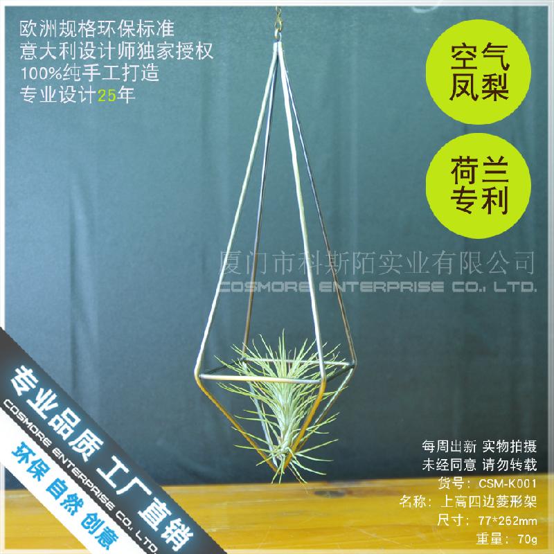Chậu Đa Giác Nhà kính hình thoi, chậu cây không khí (DG-173)