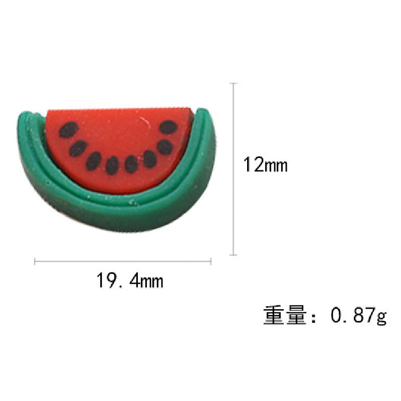 卡通水果树脂配件仿真草莓西瓜菠萝 diy奶油胶手机壳贴片发饰材料
