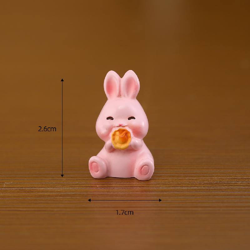 Thỏ trăng Trung thu dễ thương DIY trang trí tiểu cảnh (ZC-644)