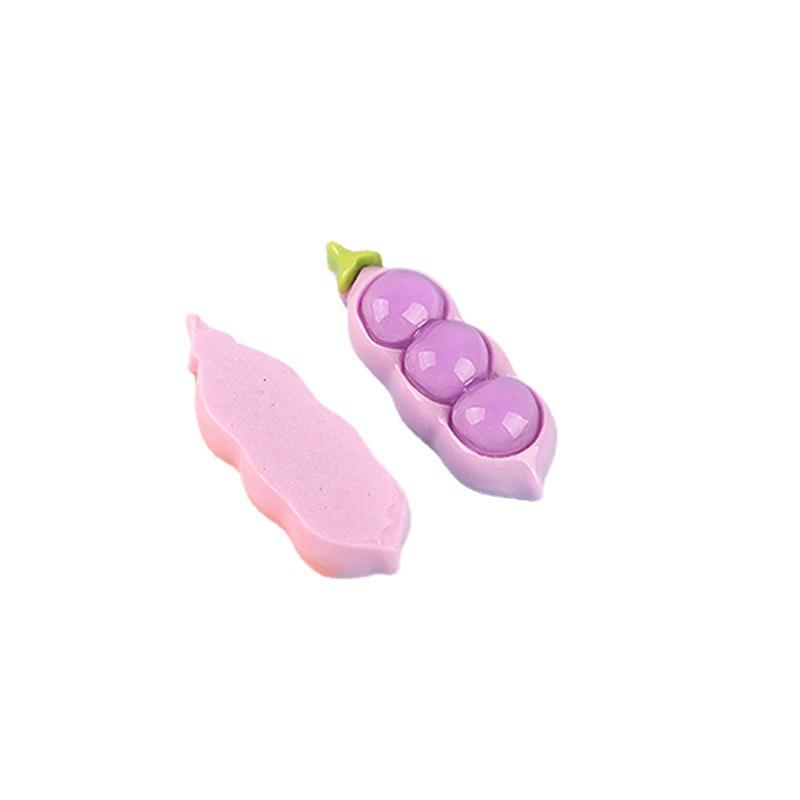 树脂配件 夜光豌豆diy饰品奶油胶手机壳装饰盒贴片鞋服扣发夹材料