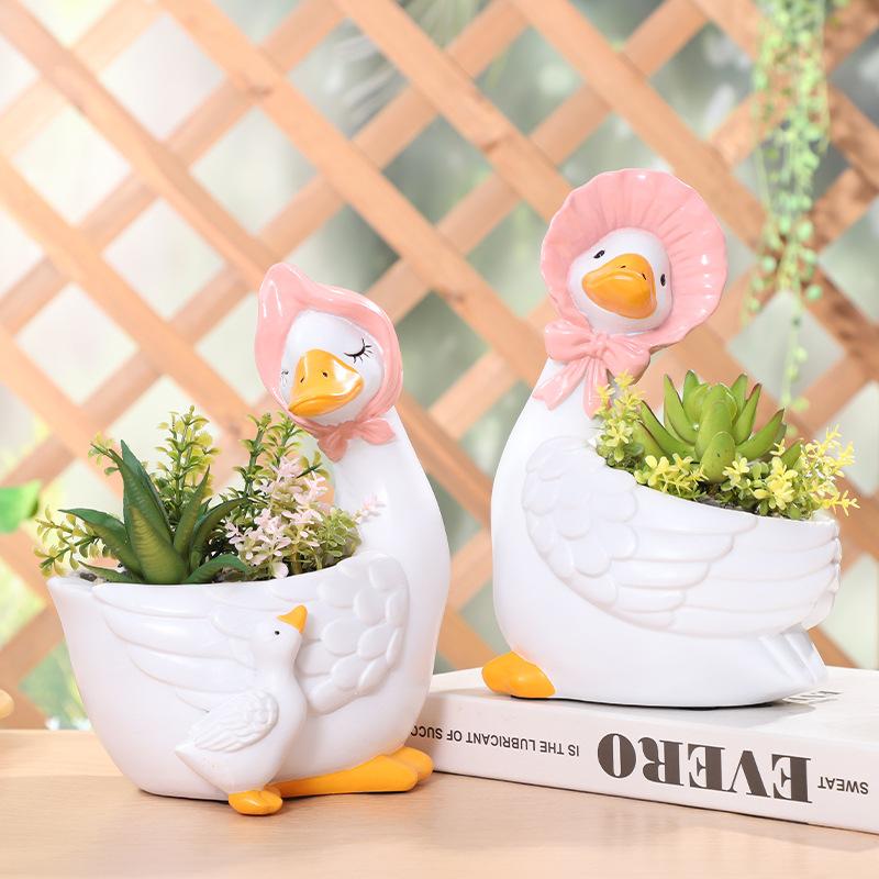 Chậu Cây Resin Chậu cây mọng nước hình cốc cà phê resin, chậu mini để bàn, trang trí cửa sổ và sân vườn (RG-197)