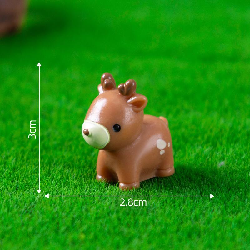 Tiểu cảnh động vật rừng: cú, búp bê DIY, phụ kiện treo bàn tiểu cảnh mini (ZC-495)