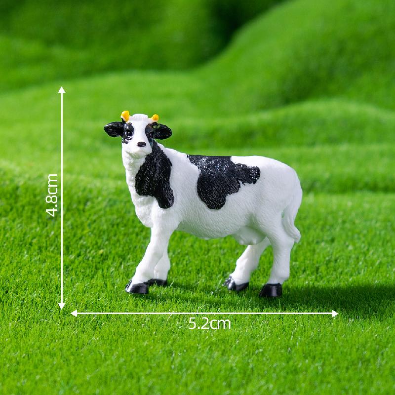 Tiểu cảnh nông trại: bò, cừu, DIY, phụ kiện bàn tiểu cảnh mini đồng quê nhỏ xinh (ZC-157)