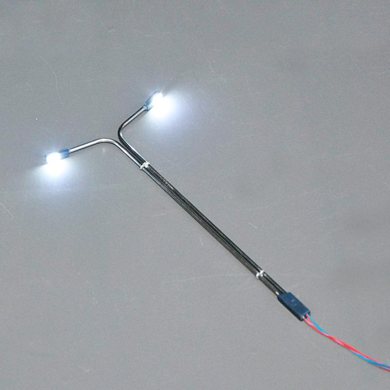 Phụ Kiện Mô Hình Đèn Đường LED Hai Đầu Mini Mô Hình 3V (MH-157)