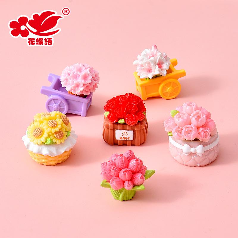 Phụ Kiện Nhỏ Xinh Giỏ hoa & bó hoa mini (NX-18)