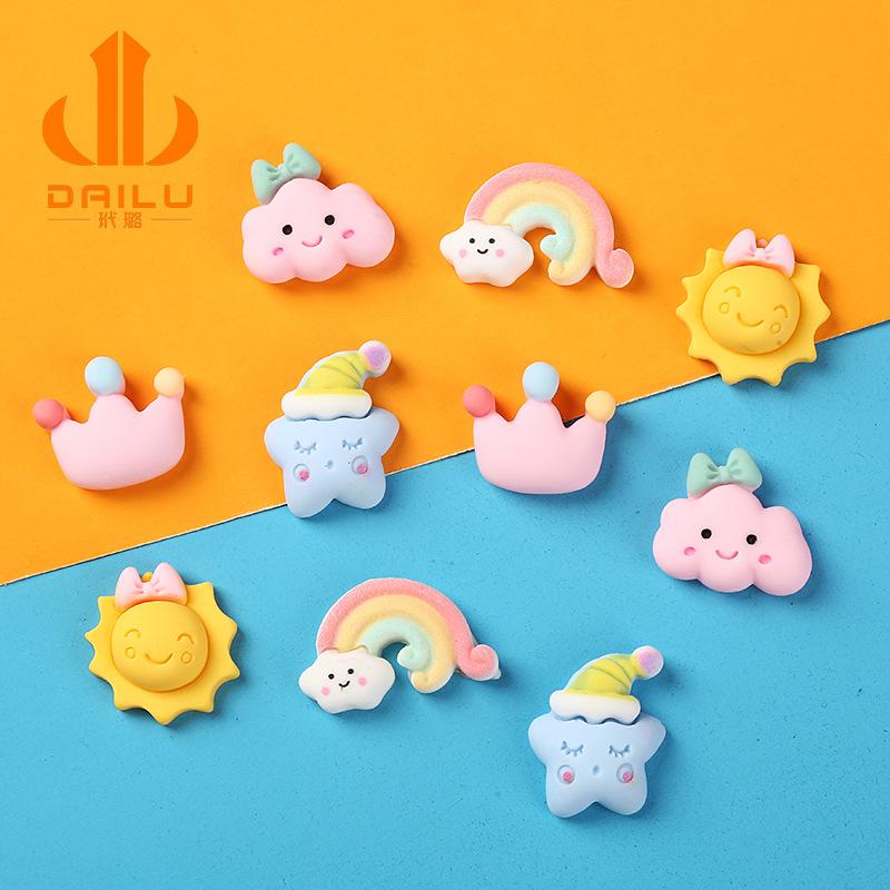 Charm mây và sao DIY trang trí vỏ điện thoại (FF-465)