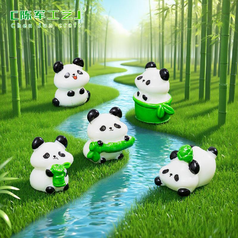 Phụ Kiện Tiểu Cảnh Gấu Trúc Đỏ Dễ Thương Mini (PK-574)