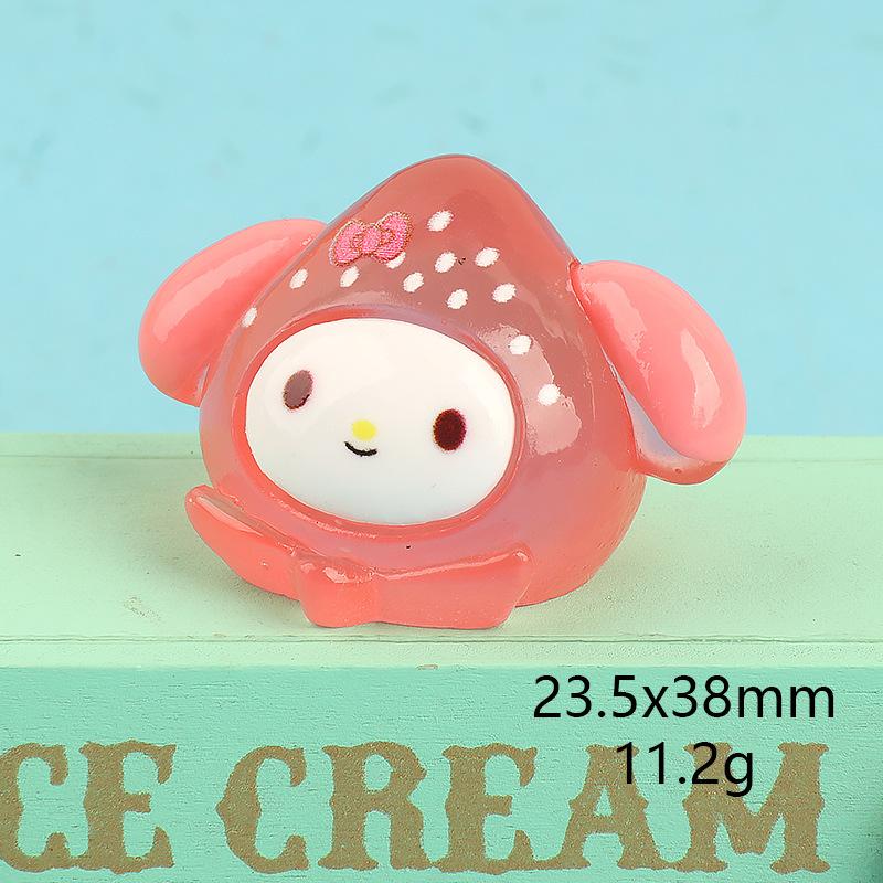 Charm trái cây phát sáng DIY trang trí tóc (FF-411)