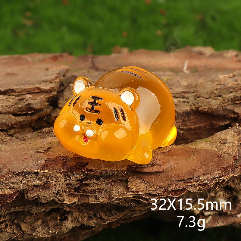 Charm hổ phát sáng DIY trang trí xe hơi & chìa khóa (FF-303)