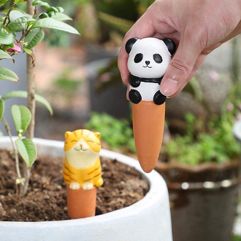 Chậu Cây Resin Dụng cụ tưới cây tự động hình động vật, bình nhỏ giọt tưới cây, phụ kiện làm vườn (RG-44)