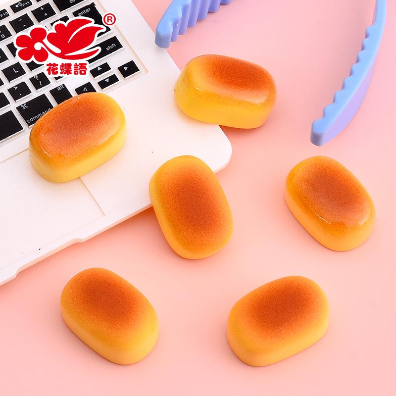 Bánh mì mini resin, phụ kiện DIY, kem giả, dép Crocs (NX-624)