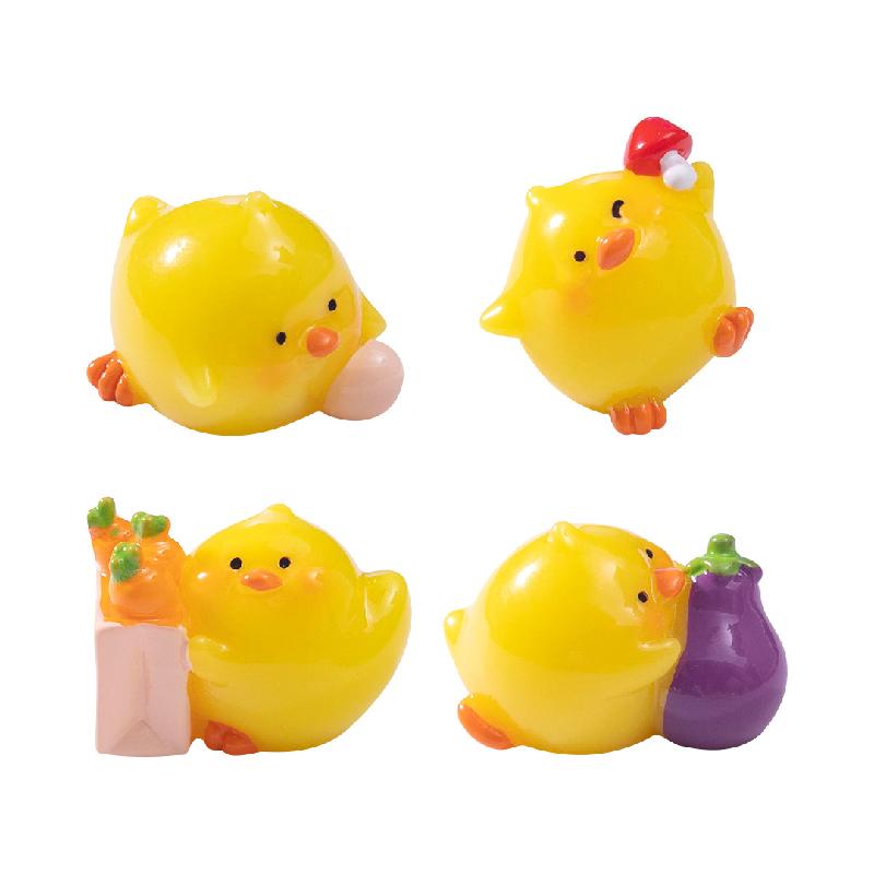 微景观创意小鸡仔农家乐萌粒园艺造景 DIY装饰品挂配件迷你小摆件