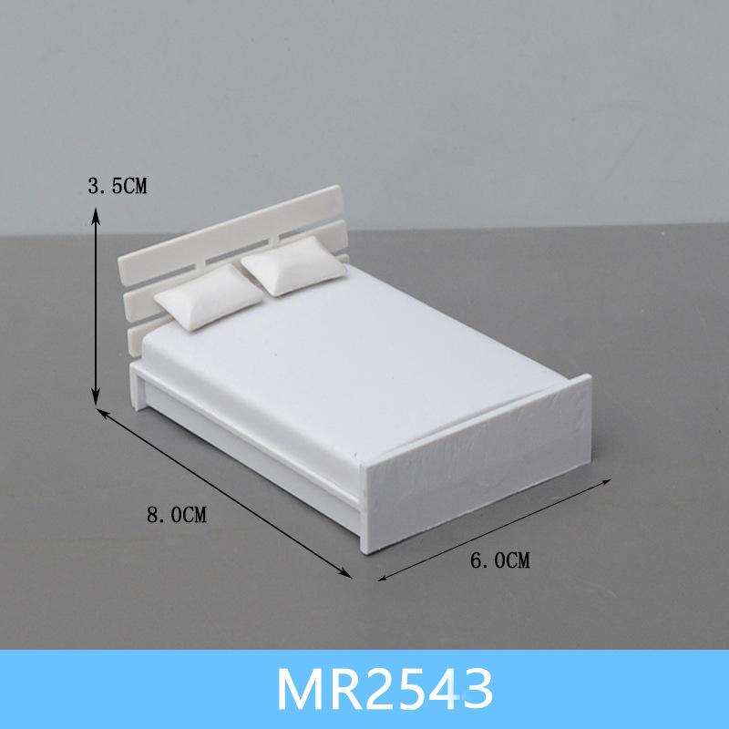 Sofa Giường Mini Mô Hình Nội Thất Tỷ Lệ 1:25 (MH-101)