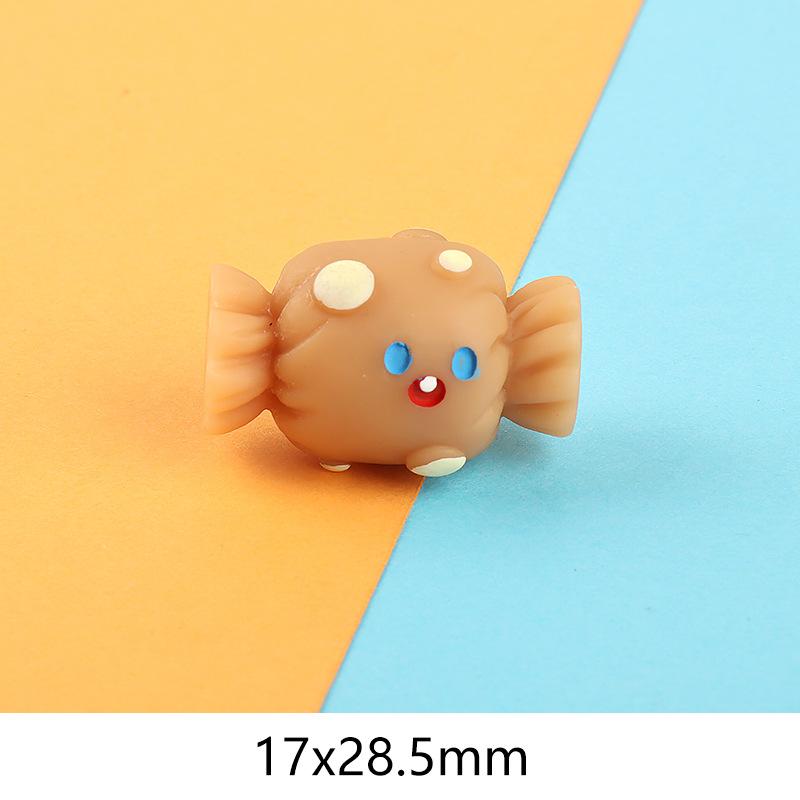 3d立体仿真表情糖果树脂饰品配件 diy奶油胶手机壳发夹材料包批发