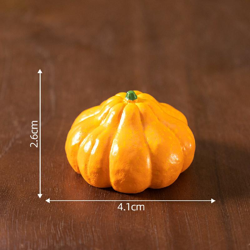 Tiểu cảnh bí ngô, ớt giả ăn được DIY, kẹp tóc, phụ kiện tiểu cảnh mini (ZC-681)
