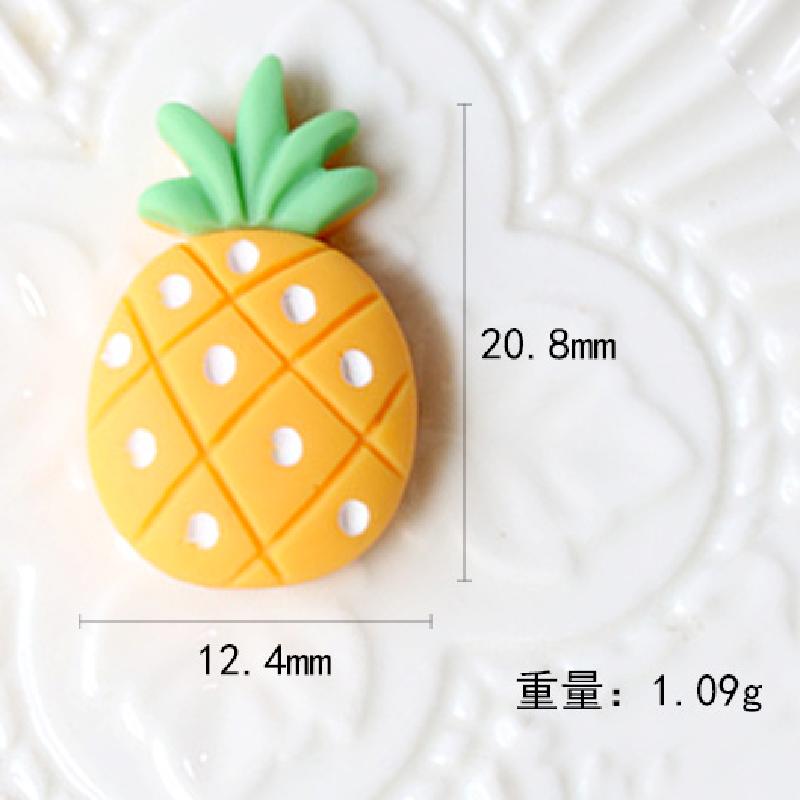 卡通水果树脂配件仿真草莓西瓜菠萝 diy奶油胶手机壳贴片发饰材料