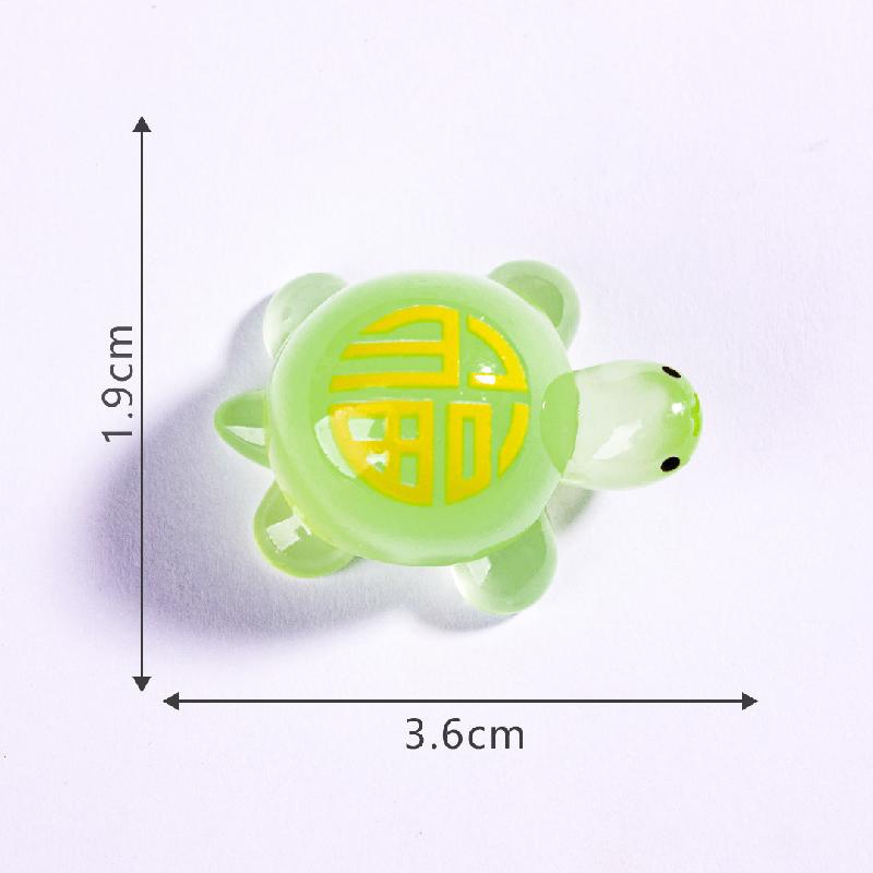 Tiểu cảnh rùa và hải thỏ phát sáng DIY, phụ kiện tiểu cảnh mini biển san hô cute (ZC-899)