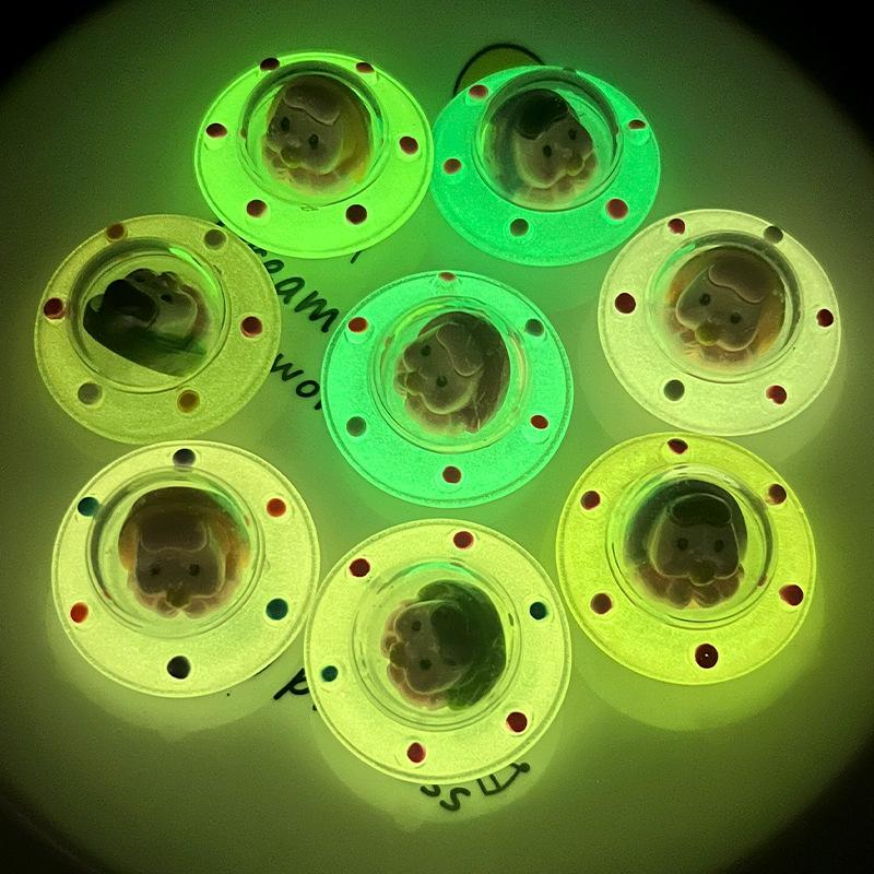 Charm LaBuBu Charm đĩa bay phát sáng DIY trang trí tiểu cảnh (FF-216)