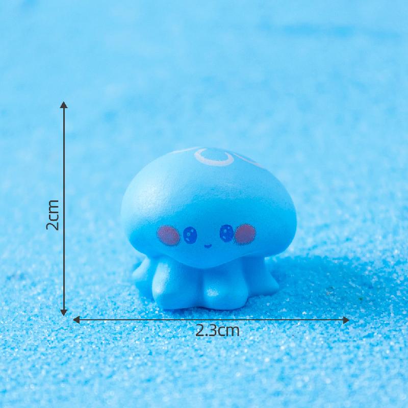 Tiểu cảnh cá rồng sáu cạnh nhiều màu, búp bê DIY, phụ kiện bàn tiểu cảnh mini (ZC-601)