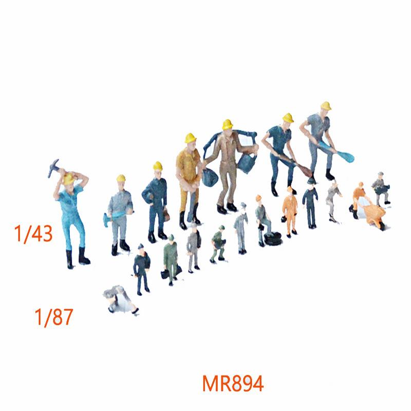 Phụ Kiện Mô Hình Mô Hình Công Nhân Xây Dựng Tí Hon Sa Bàn (MH-9)