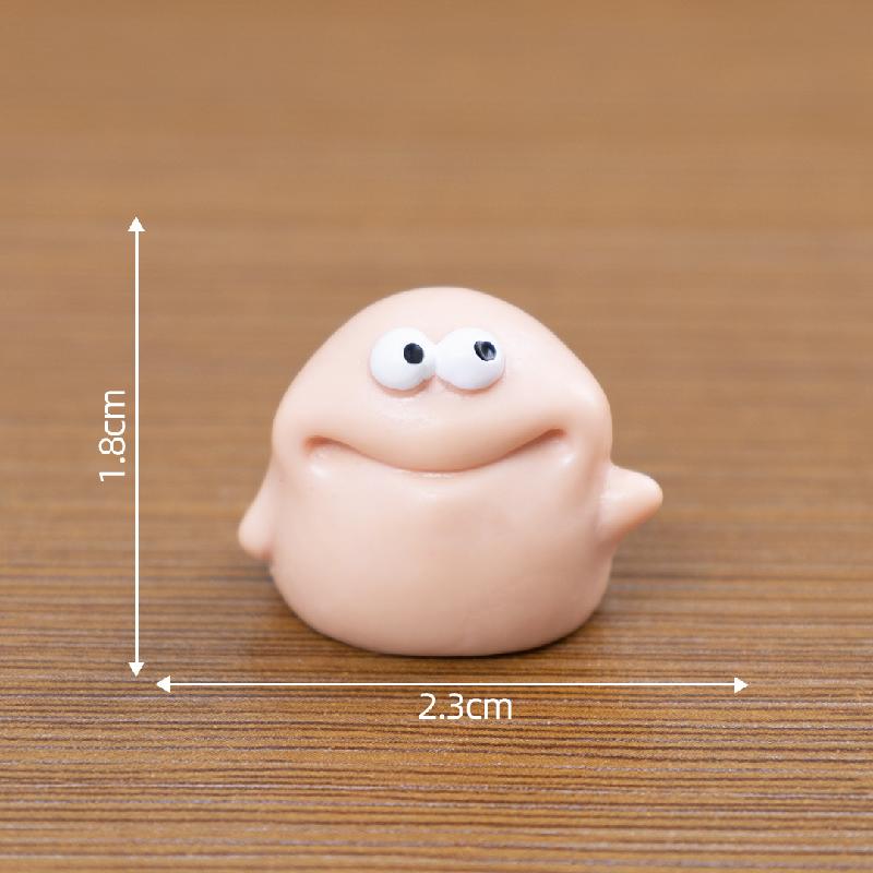 Tiểu cảnh đất sét quái DIY, phụ kiện tiểu cảnh mini bàn treo đáng yêu, cute (ZC-1075)