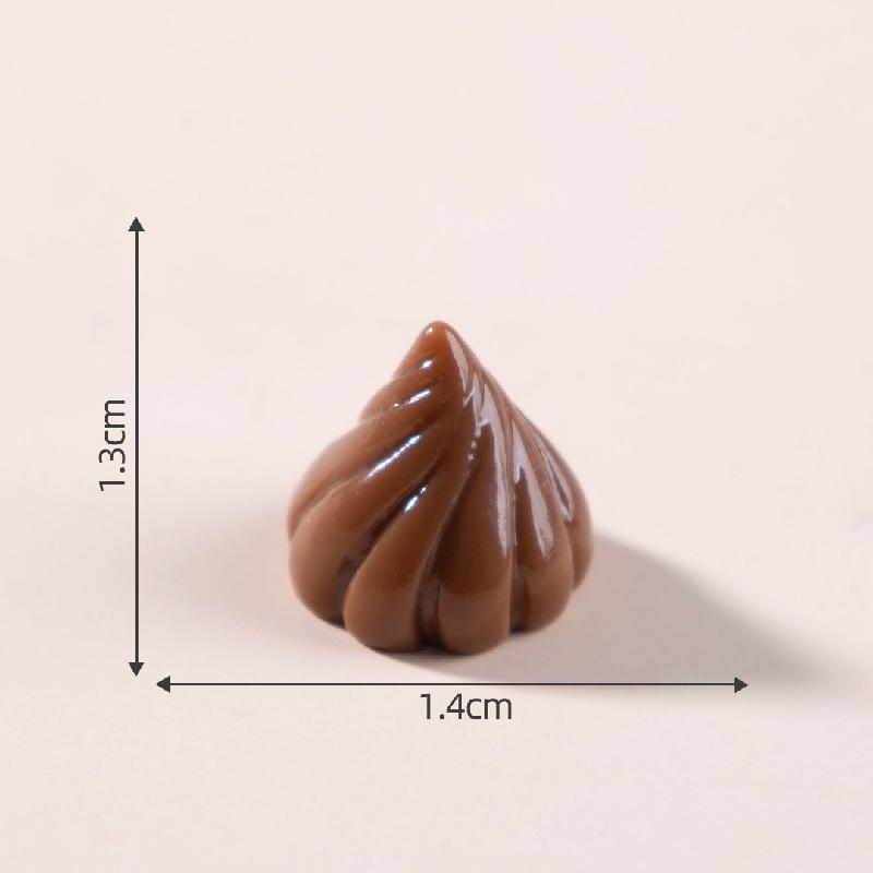 Tiểu cảnh chocolate giả ăn DIY, phụ kiện kẹp tóc, sticker bàn tiểu cảnh mini (ZC-818)