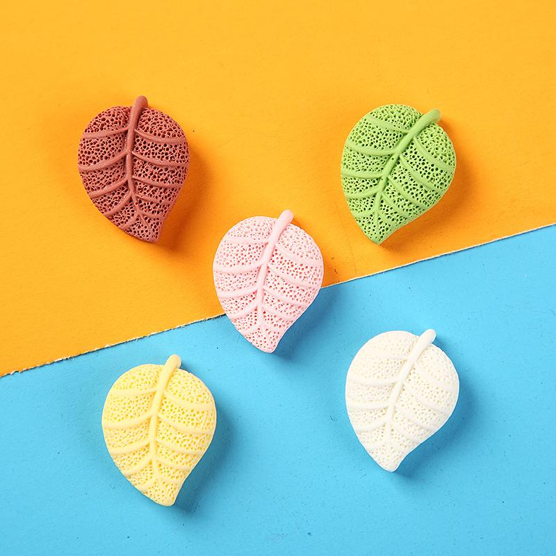 Charm lá cây macaron DIY trang trí vỏ điện thoại (FF-464)
