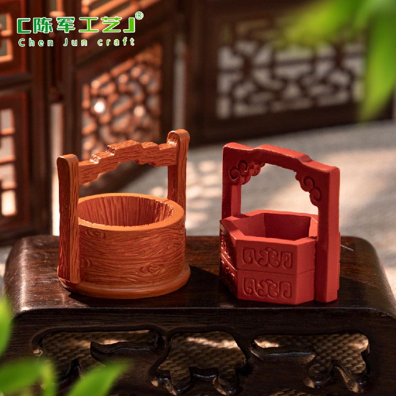 Phụ Kiện Tiểu Cảnh 微景观创意古风食盒篮子模型 娃娃屋diy装饰品配件微缩迷你小摆件