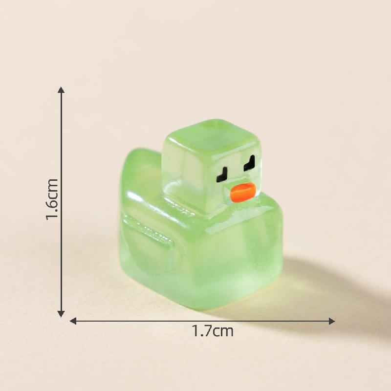 Tiểu cảnh vịt vàng phát sáng DIY, phụ kiện tiểu cảnh mini blind bag bàn cute (ZC-909)