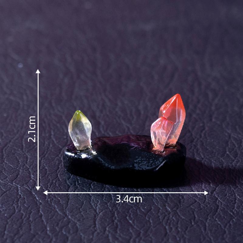 Tiểu cảnh rồng lửa phát sáng, búp bê DIY, phụ kiện resin tiểu cảnh mini đáng yêu (ZC-607)