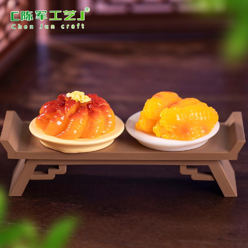 Phụ Kiện Tiểu Cảnh 微景观创意食玩小吃臭豆腐龙虾夜宵DIY装饰品配件迷你桌面小摆件